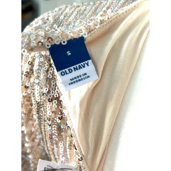 NWT Old Navy Ombre Sequined Mini-Dress Size Small - Picture 9 of 11